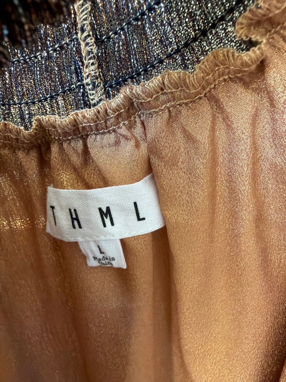 Thml shimmer maxi dress - Picture 3 of 3